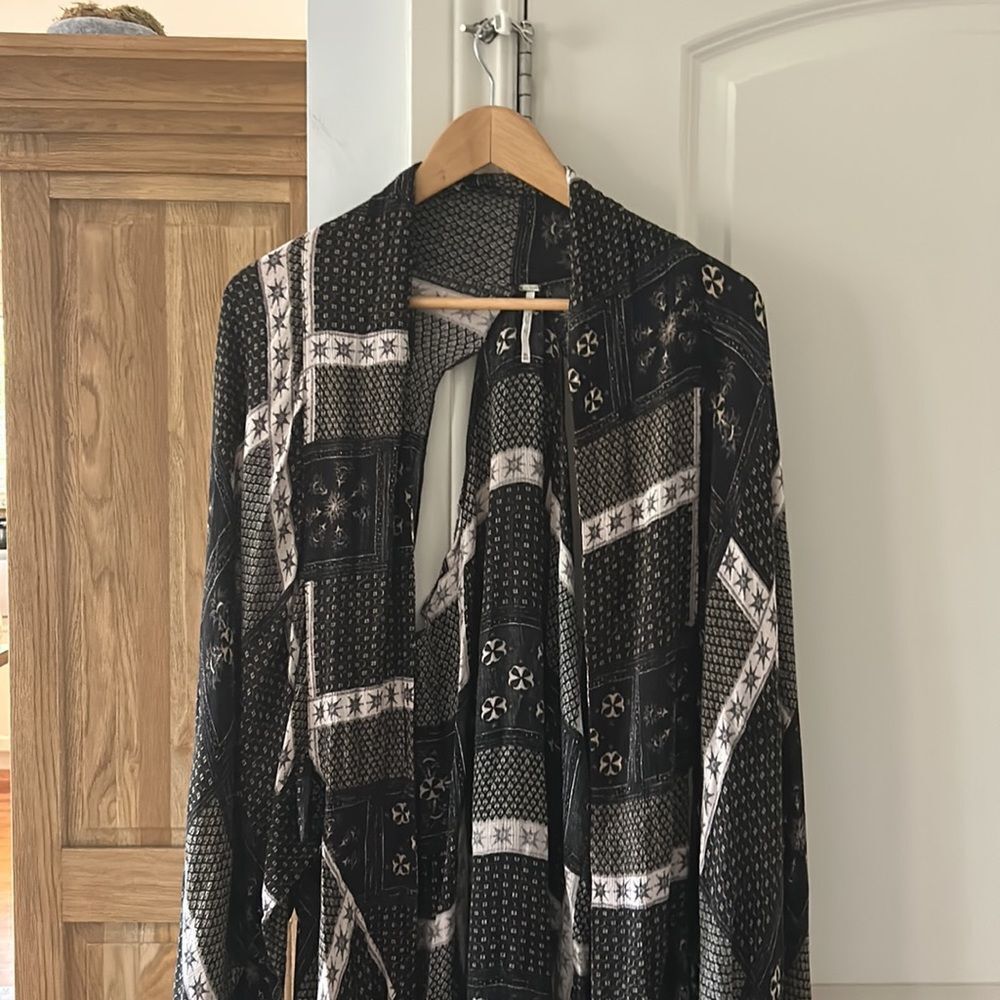 Free people Free People Twilight & Ivory Festival Scarf Print Duster - Picture 4 of 13